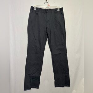 Alfani Slim Fit Dark Gray Textured Pants – Men’s 34x32